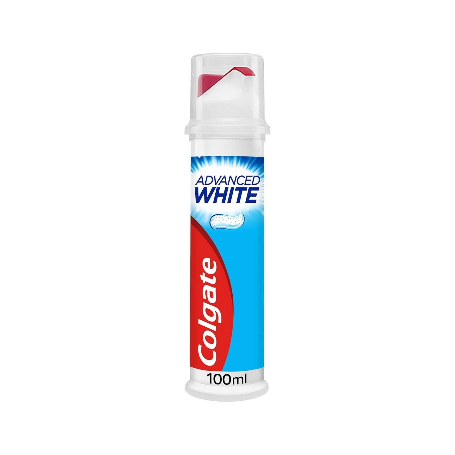 Colgate Advanced White Whitening Toothpaste Pump 100ml