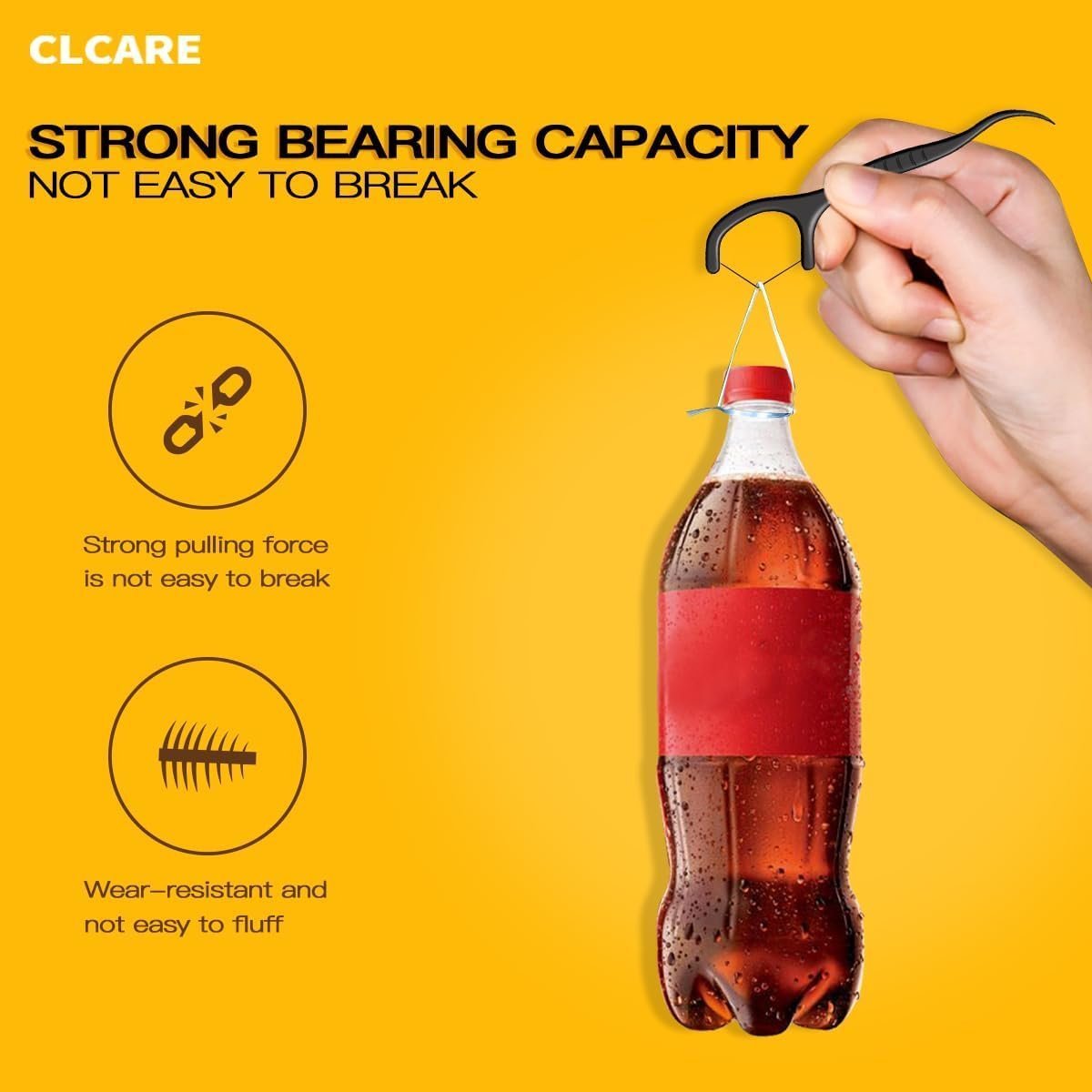 Biodegradable Dental Floss Picks, Eco-Friendly Floss Stick (100PCS) - Image 4