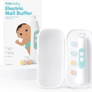 Frida Baby Electric Nail Trimmer, Safe & Easy Electric Nail File, Baby Nail Clipper Kit Suitable for Newborns, Toddler, and Children,